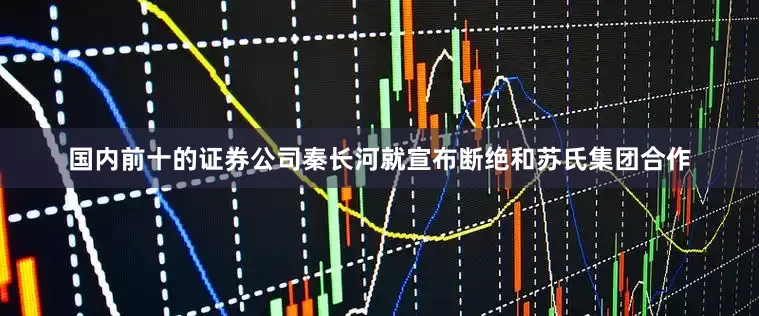 国内前十的证券公司秦长河就宣布断绝和苏氏集团合作