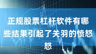 正规股票杠杆软件有哪些结果引起了关羽的愤怒