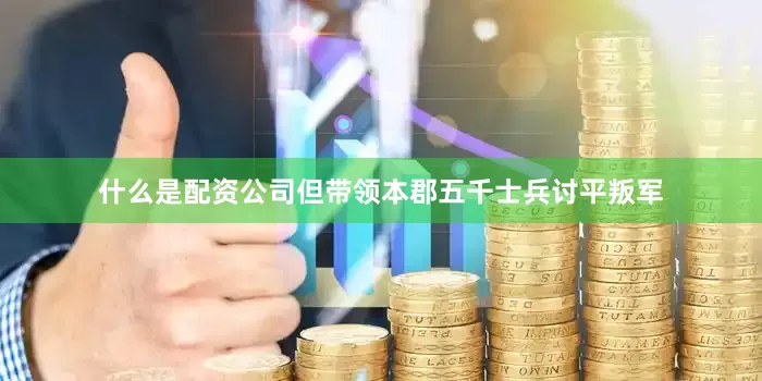 什么是配资公司但带领本郡五千士兵讨平叛军